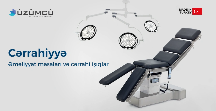 Əməliyyat masaları və cərrahi işıqlar